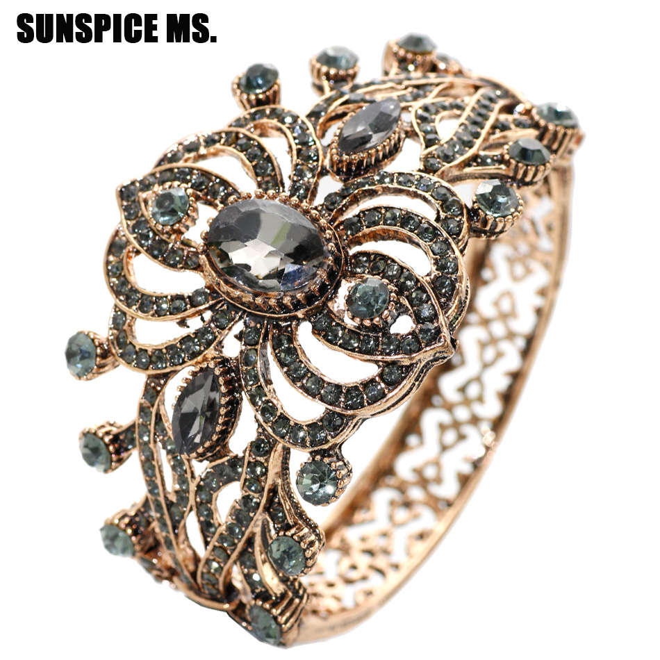 Ethnic Fashion Brand - Bohemia Ethnic Vintage Bangle Cuff Antique