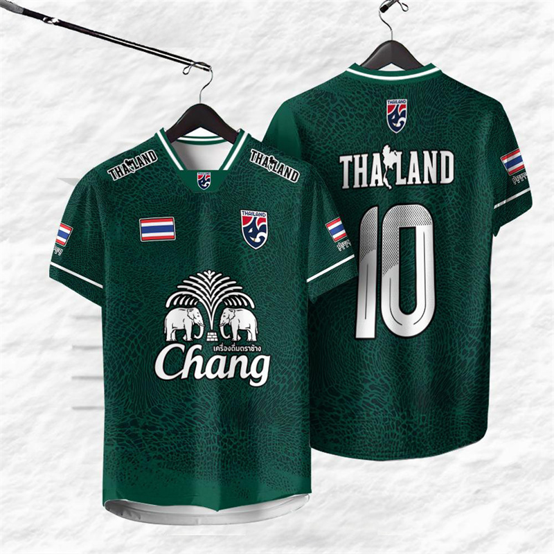 Thailand Number 10 Jersey T-sh - Thai Silk Blouse recension och pris
