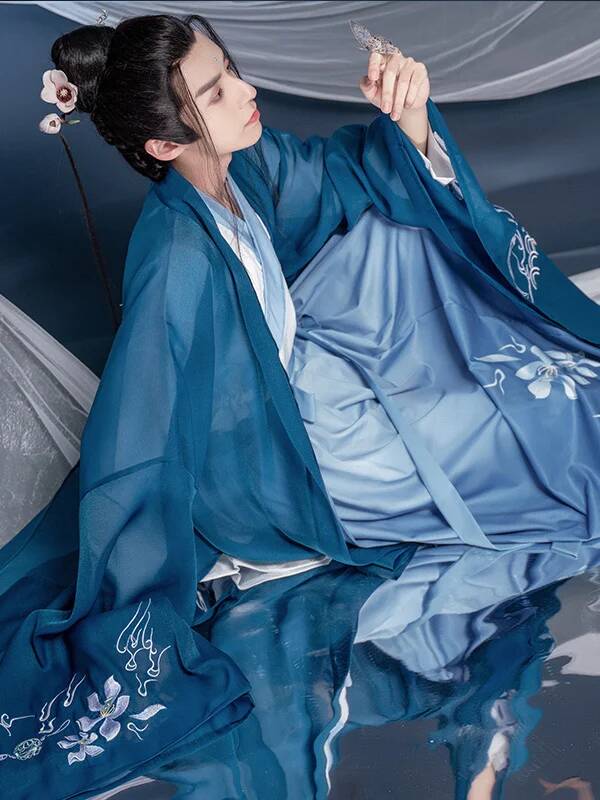 Chinese New Modern Hanfu Man T - Hanbok Modern Set recension och pris
