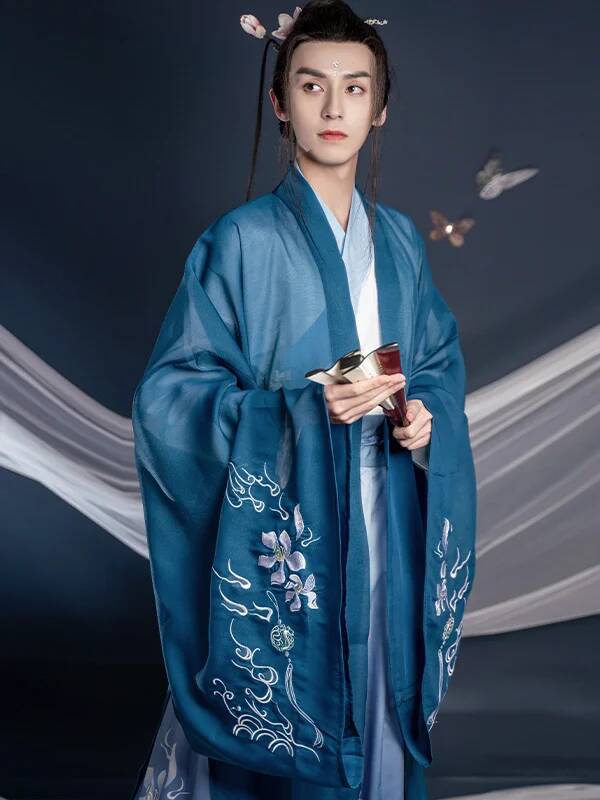 Chinese New Modern Hanfu Man T - Hanbok Modern Set recension och pris