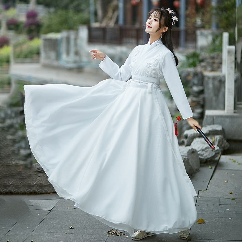 Modern Hanfu Woman Chinese Tra - Hanbok Modern Set recension och pris