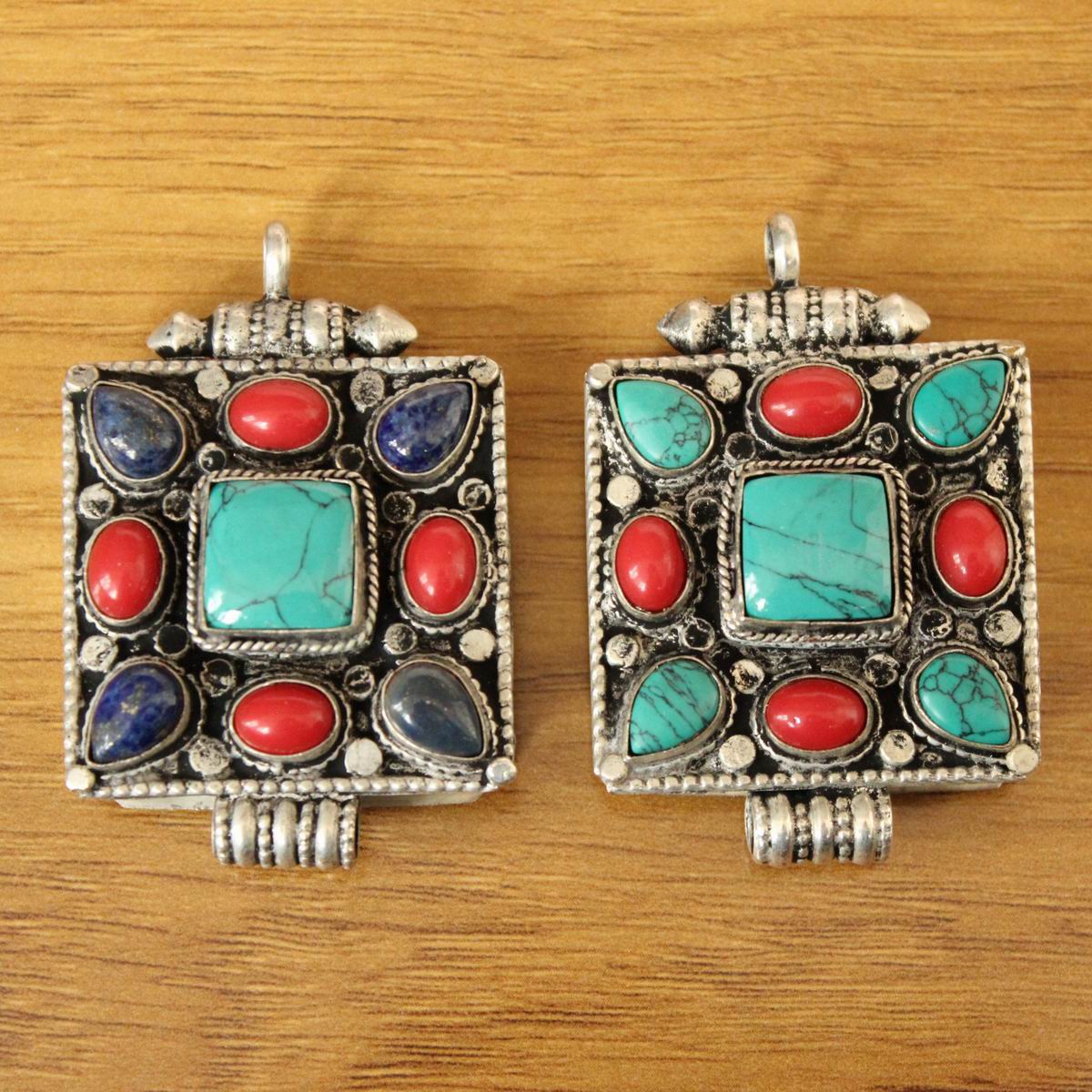 PN257 Ethnic Tibetan Silver Me - Ethnic Fashion Store recension och pris