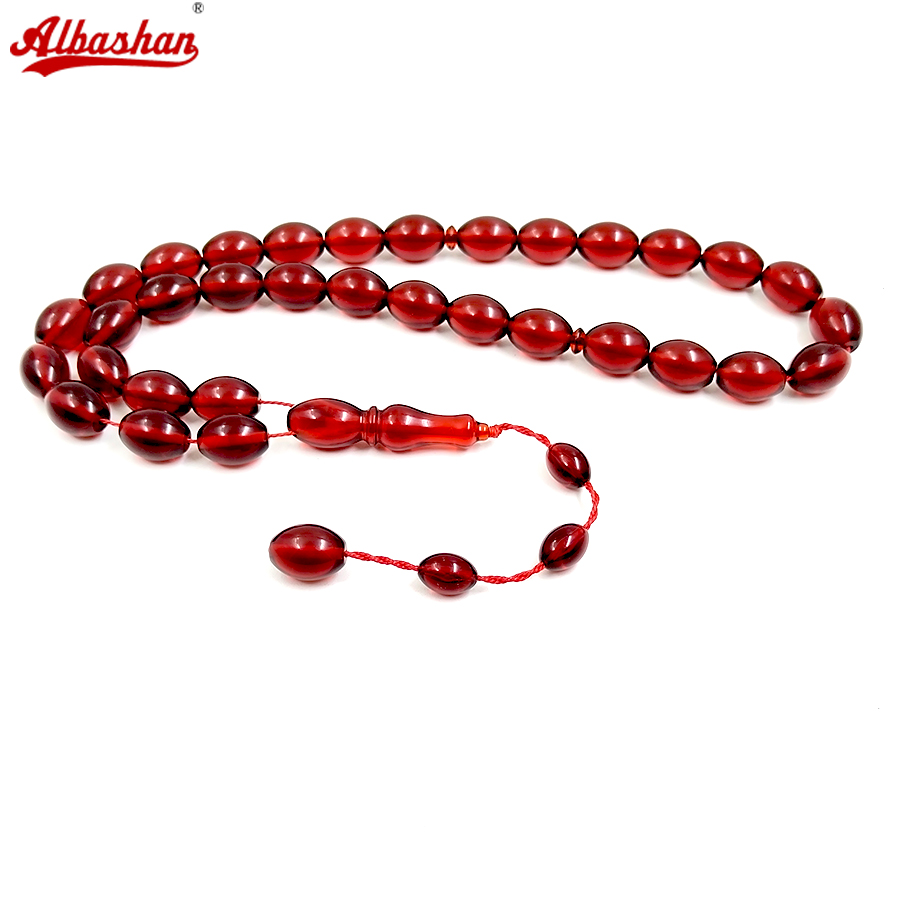 Tasbih Red resin 33 prayer bea - Ethnic Fashion Store recension och pris