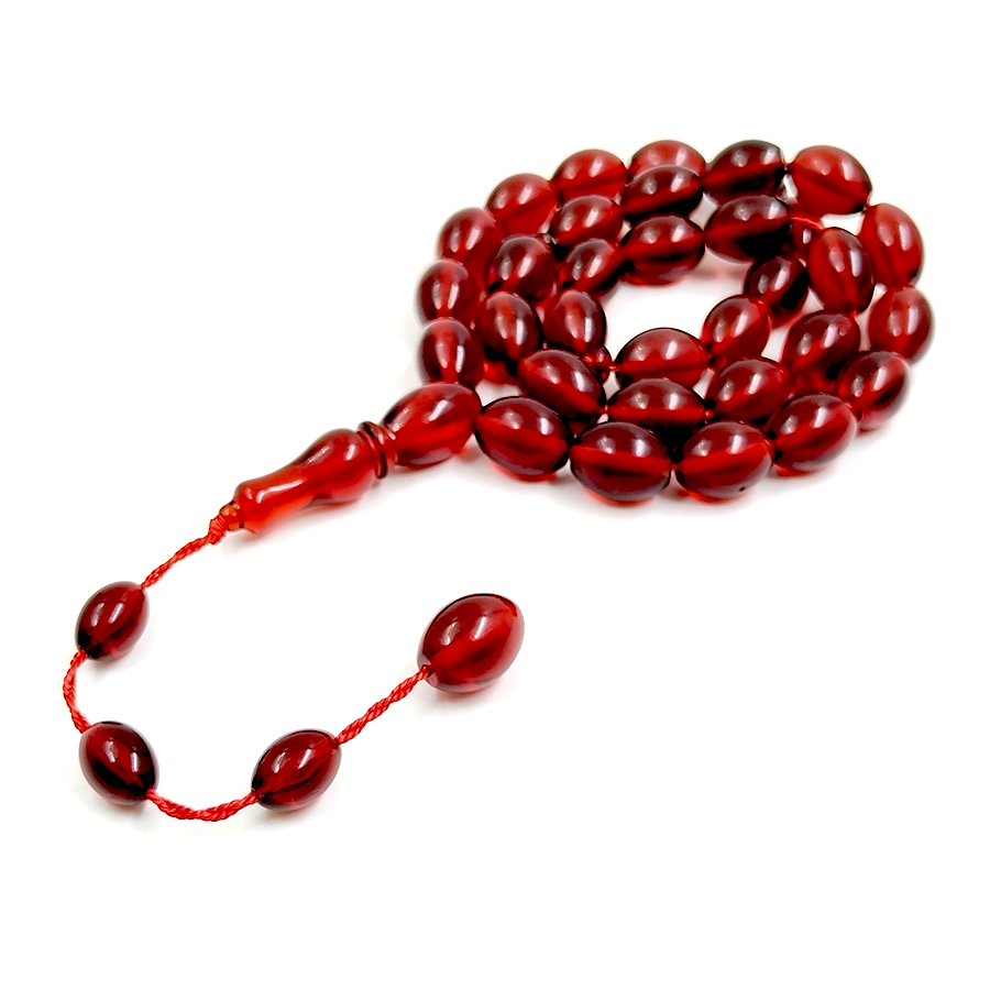 Tasbih Red resin 33 prayer bea - Ethnic Fashion Store recension och pris