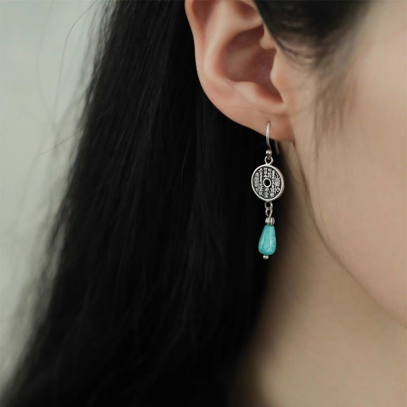 925 Sterling Silver Earrings A - Ethnic Fashion Co In recension och pris