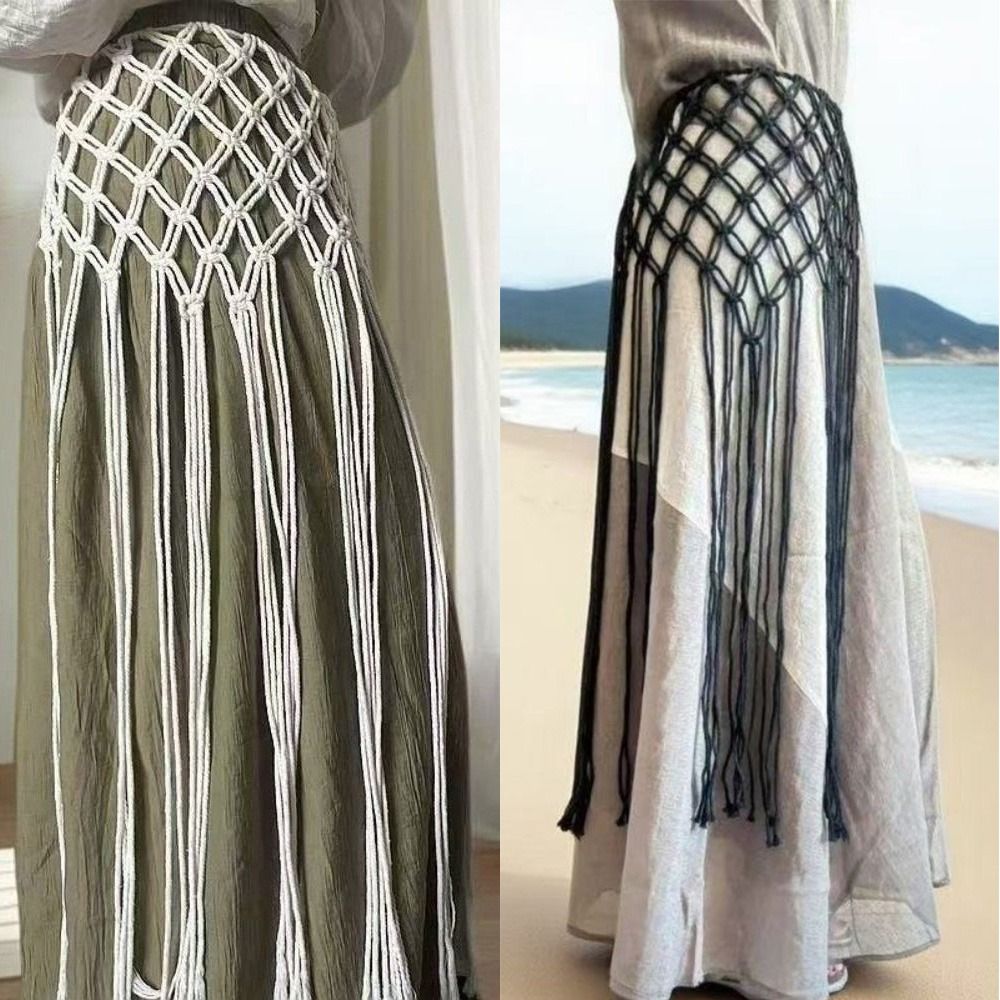 Fashion Bohemian Netted Fringe - Ethnic Boho Fashion recension och pris