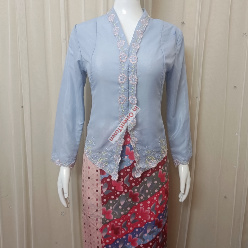 Southeast Asian countries Blue - Thai Silk Blouse recension och pris