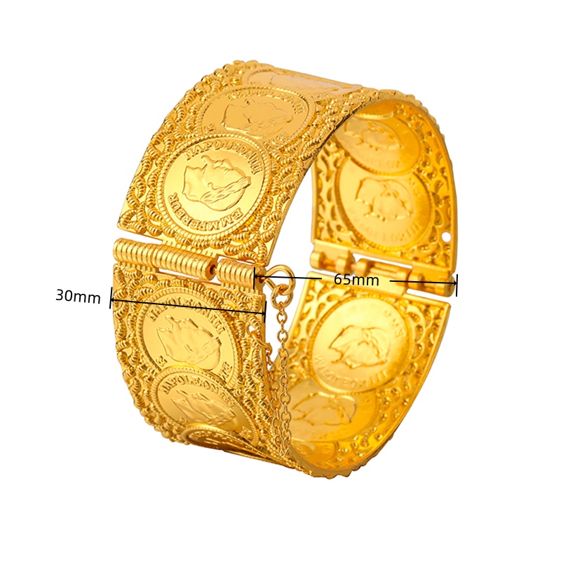 Vintage Coin Pattern Cuff Brac - Ethnic Fashion Co In recension och pris