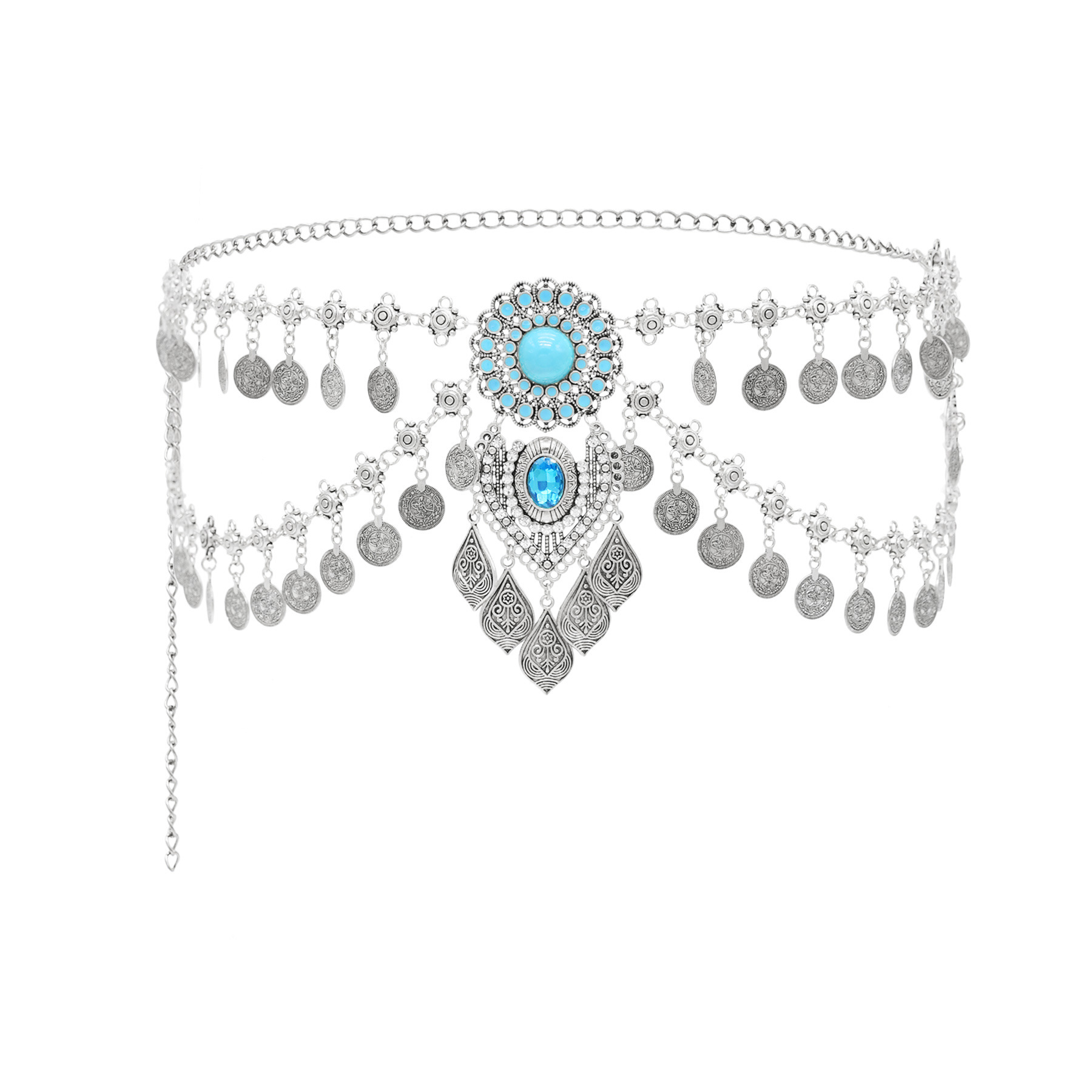 New Bohemian Coin Tassels Faux - Ethnic Fashion Co In recension och pris