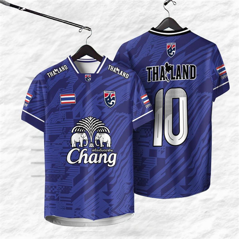 Thailand Number 10 Jersey T-sh - Thai Silk Blouse recension och pris
