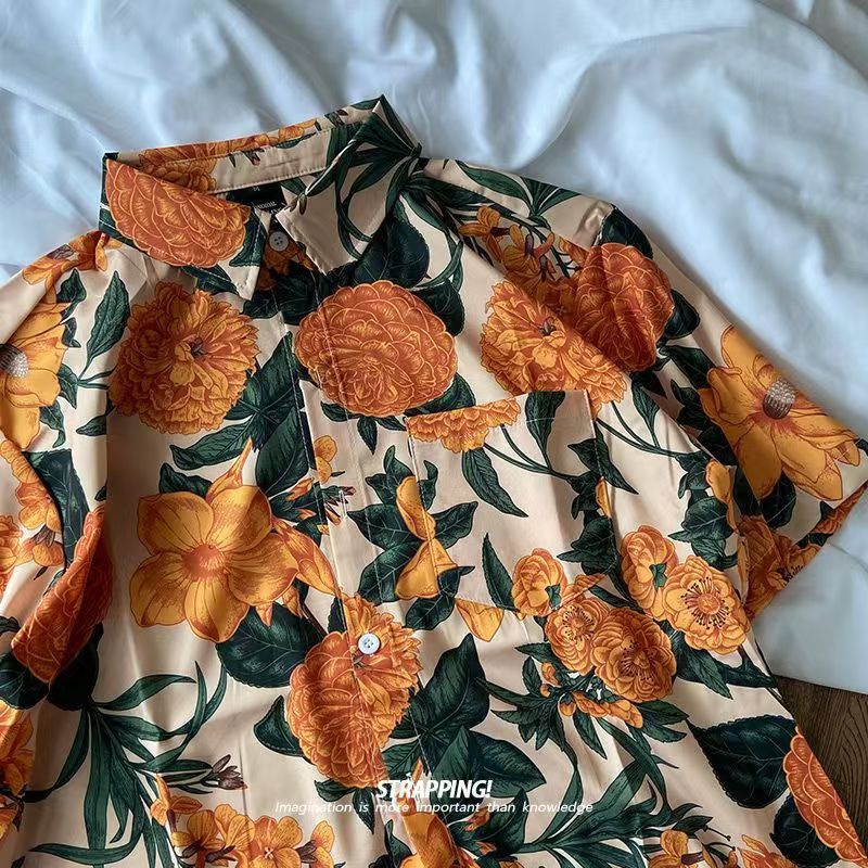 Japanese Thai Retro Hawaii Ora - Thai Silk Blouse recension och pris
