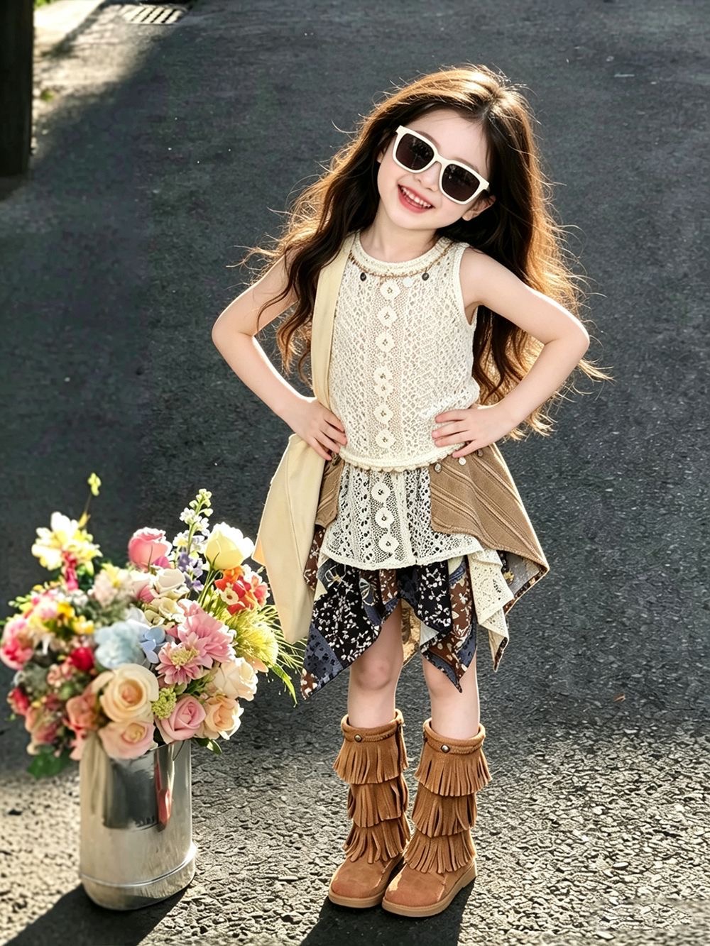 Girls Summer Outfit 2026 New E - Kids Ethnic Fashion recension och pris