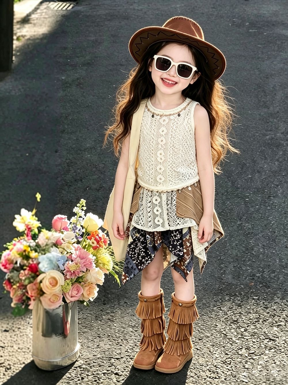 Girls Summer Outfit 2026 New E - Kids Ethnic Fashion recension och pris