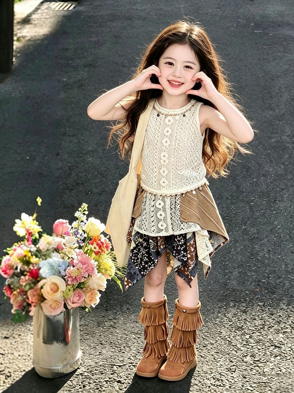 Girls Summer Outfit 2026 New E - Kids Ethnic Fashion recension och pris