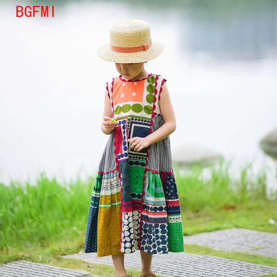 Kids Girls' Retro Dress 1-10Y  - Kids Ethnic Fashion recension och pris